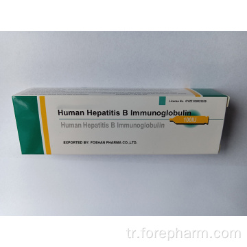 Hepatit B İnsan İçin İmmün Globulin Enjeksiyonu